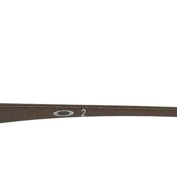 Vintage Oakley Eyeglasses Frames O2 11-614 Red Matte Burgundy Wrap 48-19-130 - Picture 11 of 11